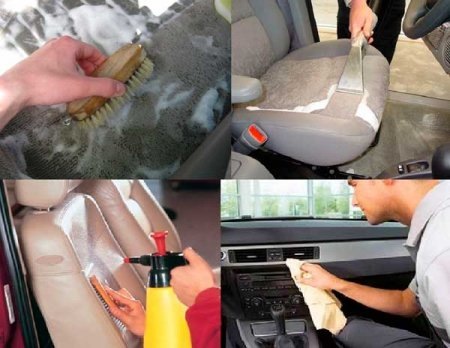 Как правильно почистить салон автомобиля пенным очистителем